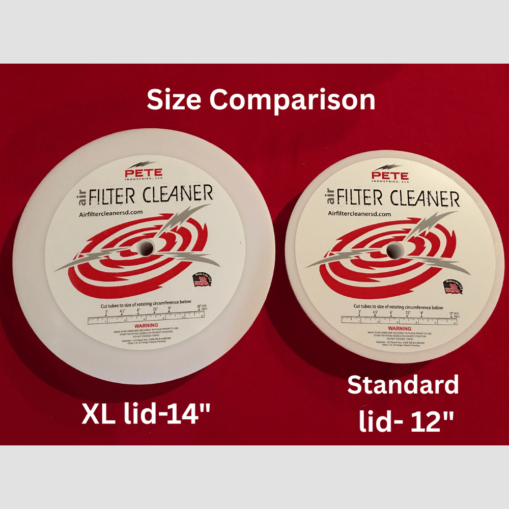 Air Filter Cleaner XL Lid 14" (with 7 Tiers) Extra - Large 14" | Air Filter Cleaner
